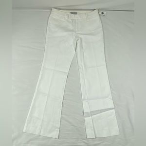 Woman’s Size 2A Gap Modern Boot White Pants NWT